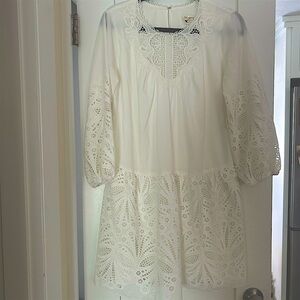 White Lace Dress by Shoshonna
